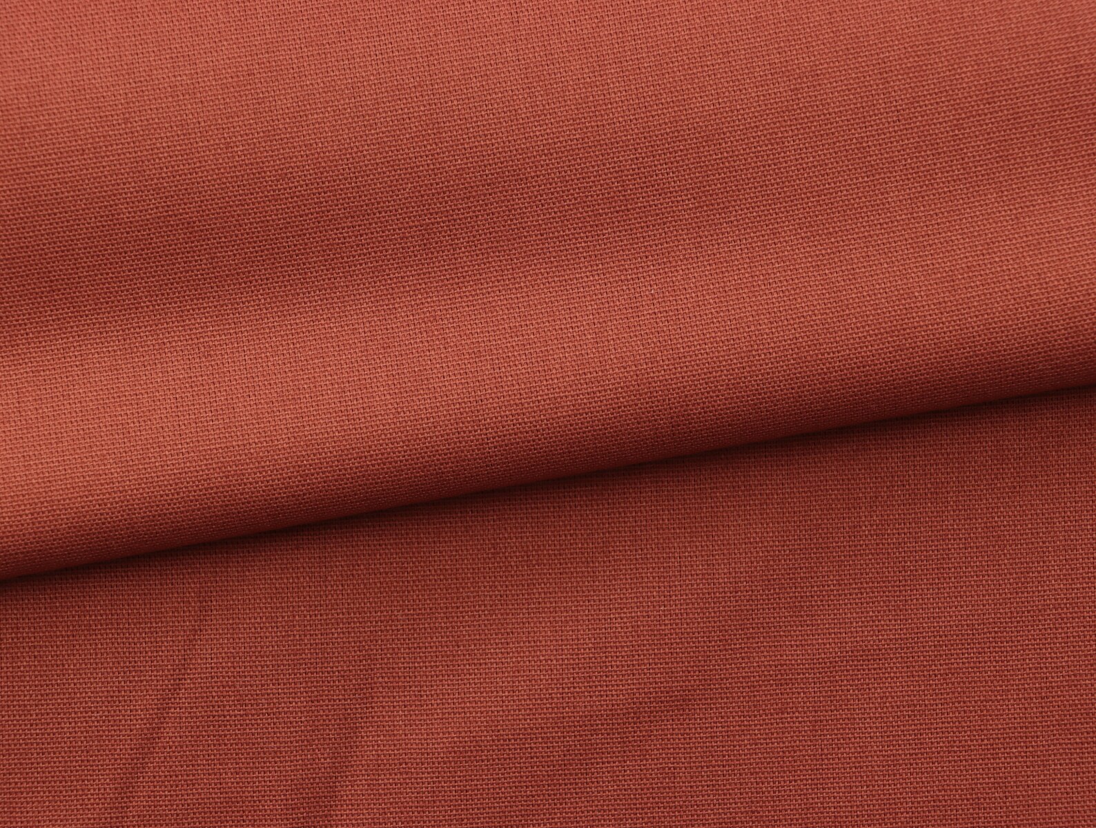 Decorative fabric canvas rust plain cotton deco cotton fabric Etsy