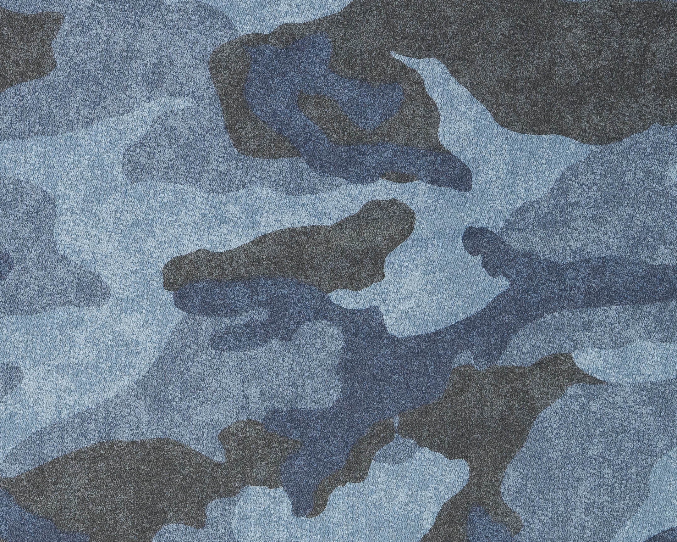 besværlige midlertidig ødelagte Fabric French Terry Camouflage Pattern Blue by the Meterware - Etsy Denmark