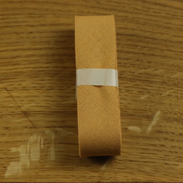 Schrägband rost 20mm Baumwolle Meterware