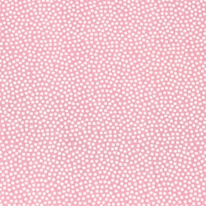 Katoen stof oud roze met stippen Cotton Poplin Swafing
