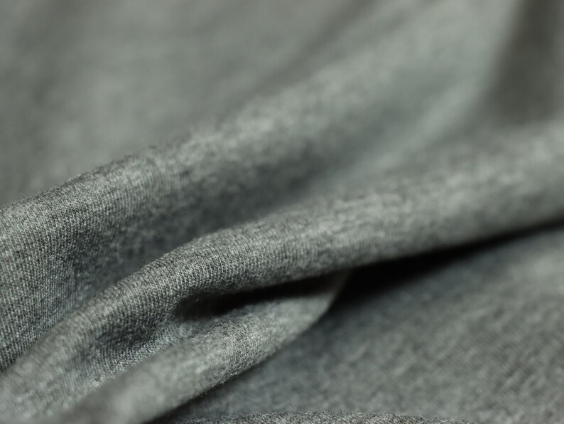 Fabric Summer Sweat Grey Melted French Terry