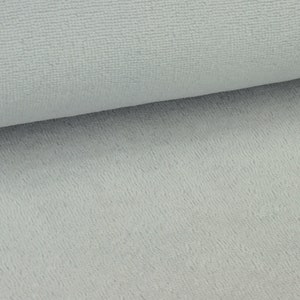 Bamboo terry fabric light gray sold by the meter