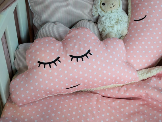 Wolkenkissen Mit Gesicht Dekokissen Kinderzimmer Kissen Wolke Etsy