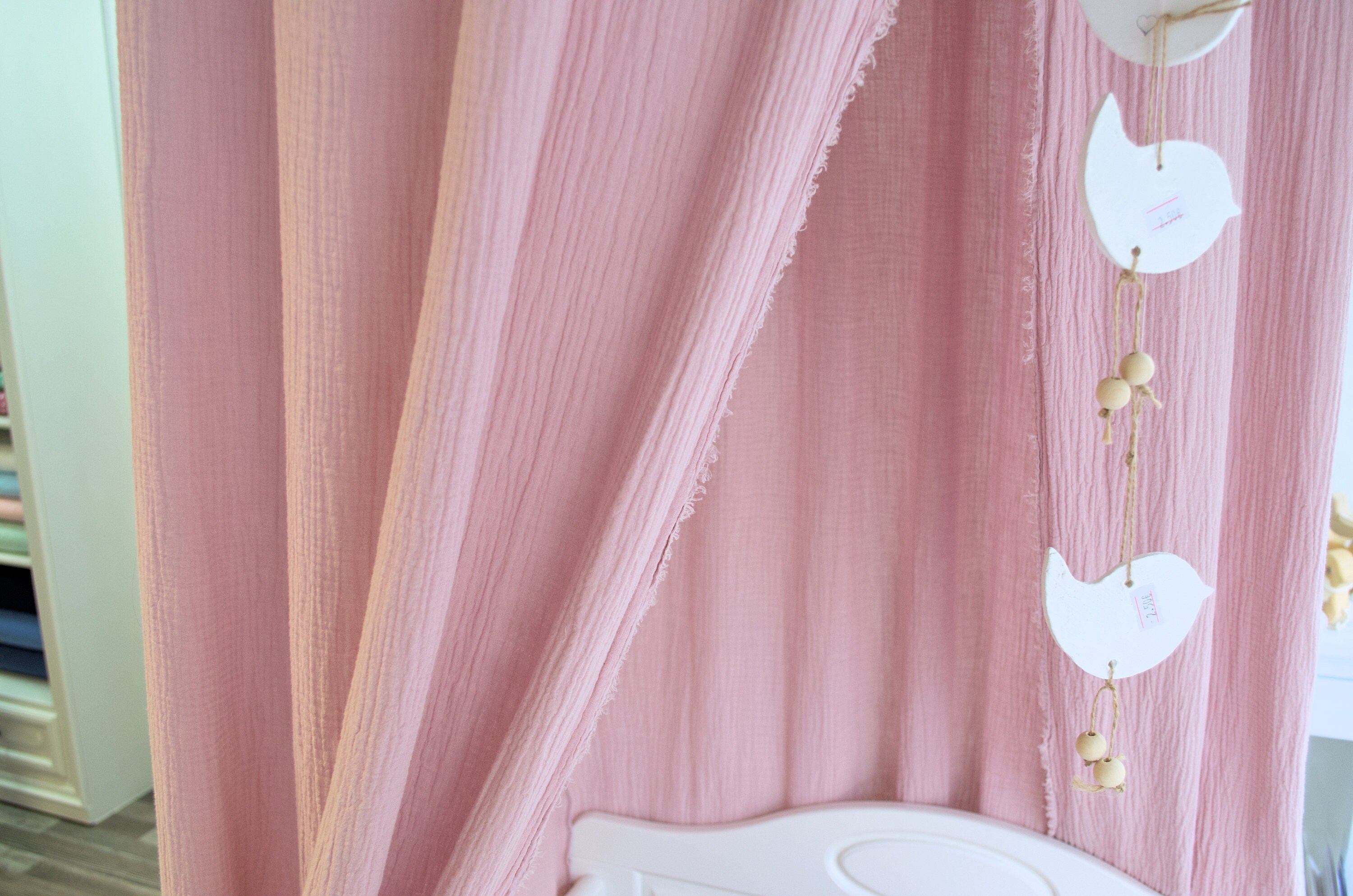Canopy Dusty Rose Bed Sky for Cot Cot Cot Cradle Old Pink From Etsy