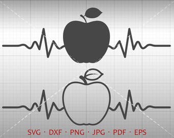 Download Free Apple Svg Apple Monogram Frame Teacher Clipart Vector Etsy SVG Cut Files