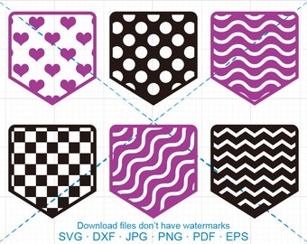 Download Shirt pocket svg | Etsy