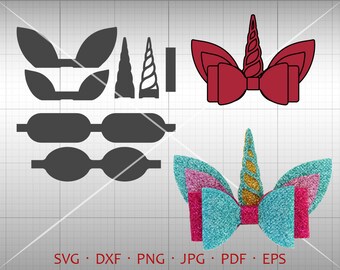 Download Bow template | Etsy