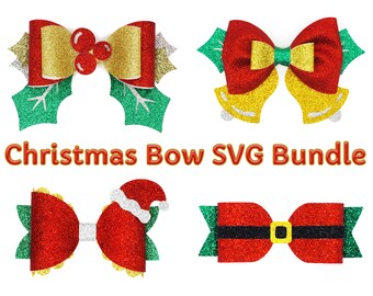 Download Christmas Bow Svg Etsy SVG Cut Files