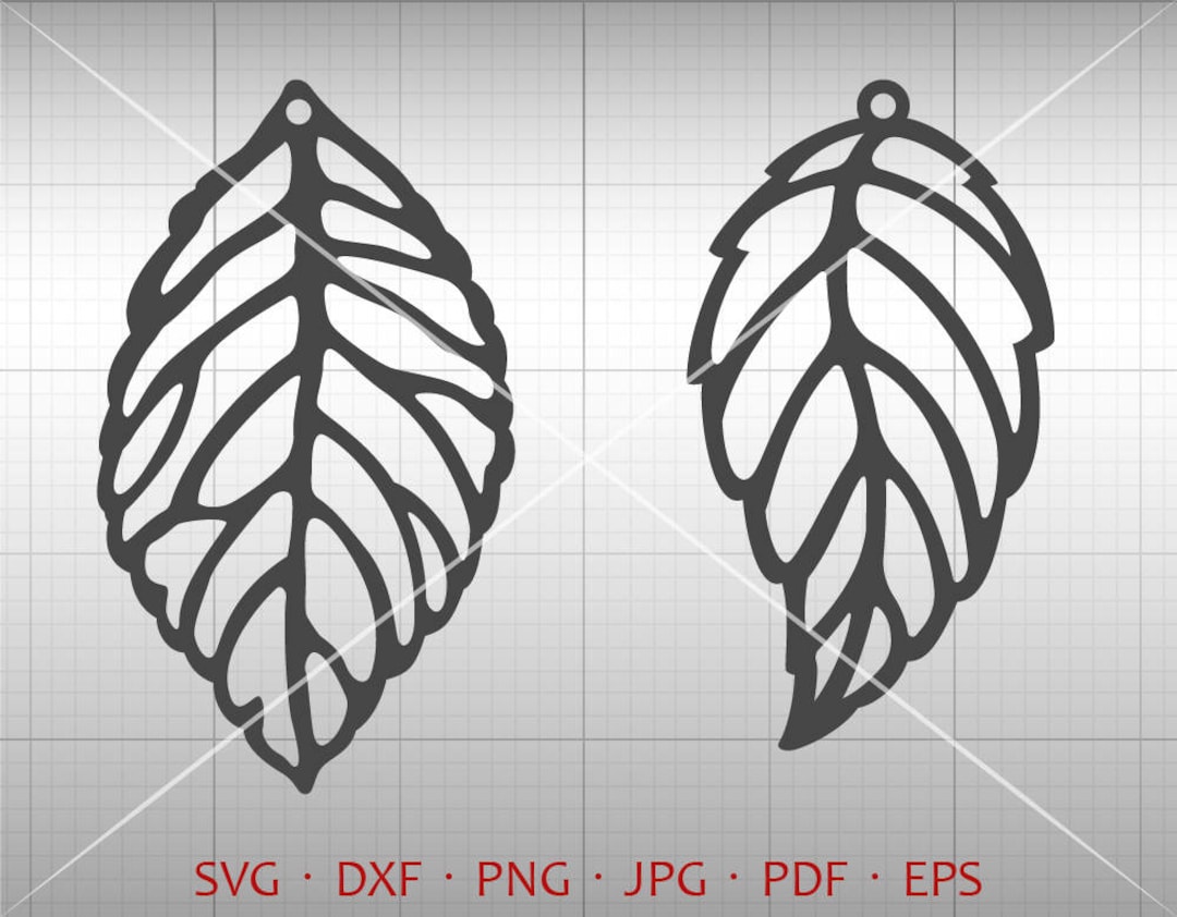 Fall Leaf Earring SVG File for Glowforge or Laser Cutter, Ma - Inspire  Uplift