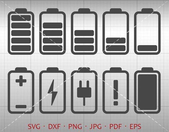 Charged SVG and PNG Files Clipart Charged Print SVG Digital Download Cricut Cut File Charged Silhouette Cut Files