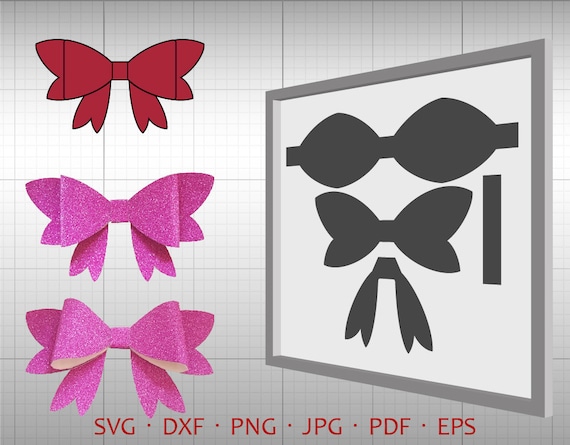Download Butterfly Bow Svg Bow Cut File Diy Leather Hair Accessories Etsy PSD Mockup Templates