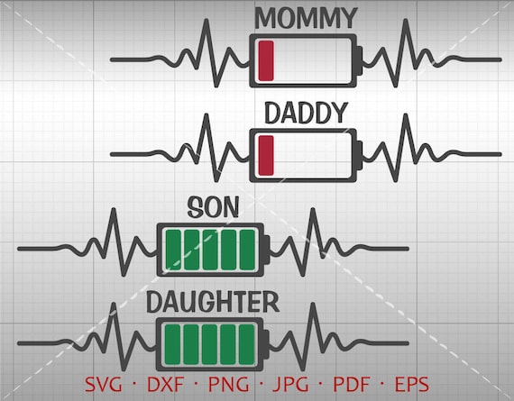 Download Latidos Bajos Bateria Mama Y Son Svg Papa E Hija Svg Dia De Etsy