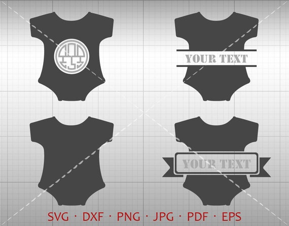 Download Baby Onesie Svg Newborn Onesie Monogram Frame Baby Shirt Etsy
