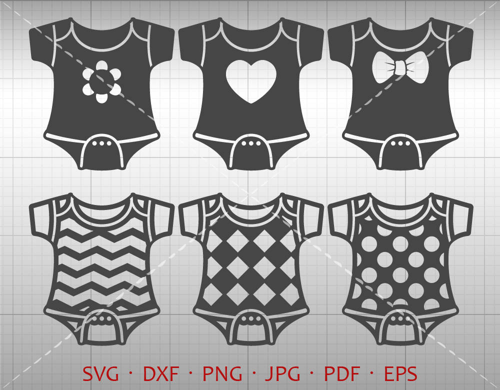 Download Baby Onesie SVG Newborn Onesie SVG Baby Shirt Clipart DXF ...