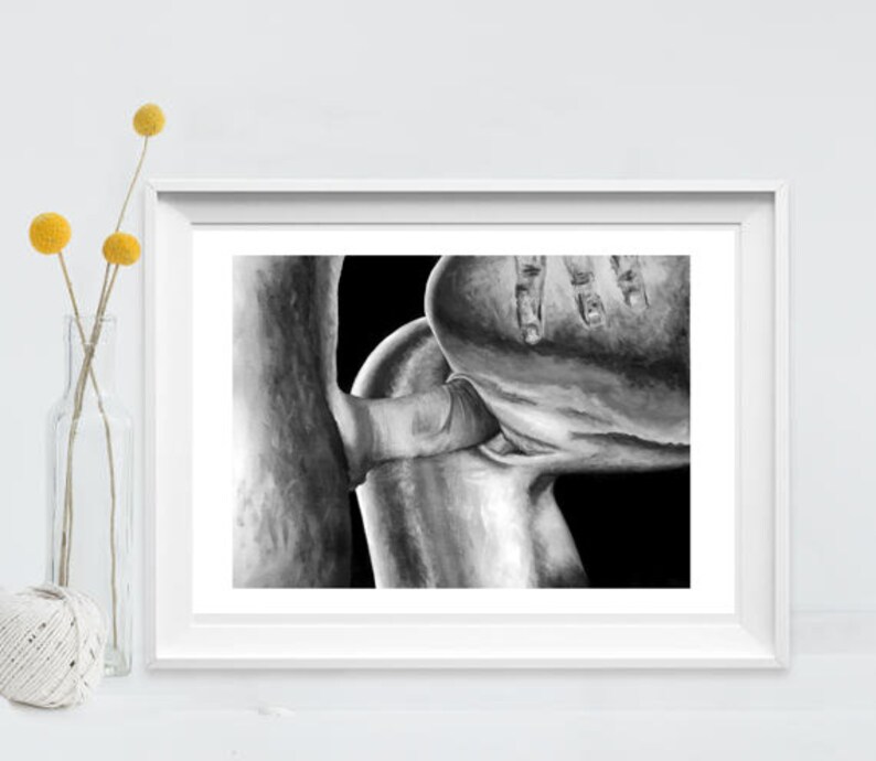 The Penetration Bw Erotic Art GICLE Print Illustratio