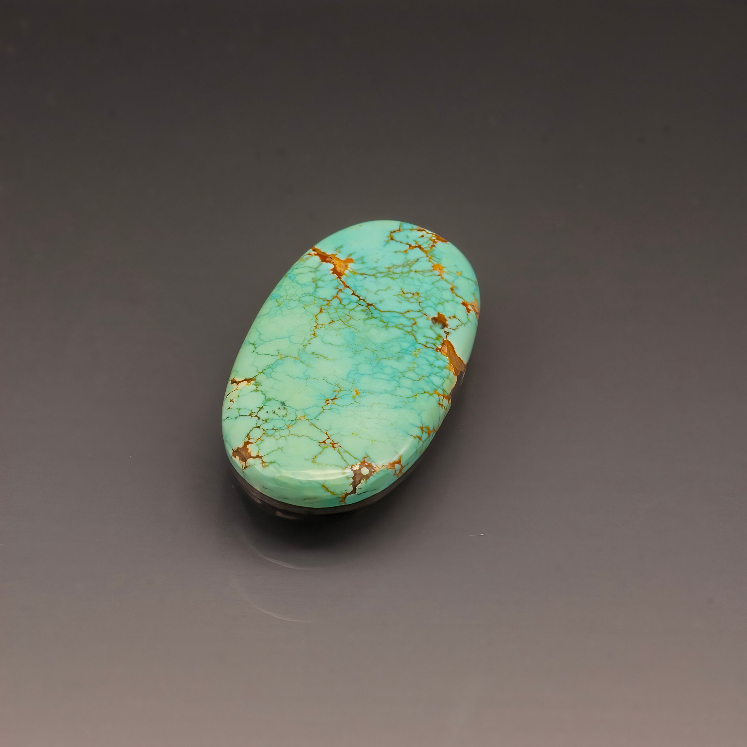 完璧主義 Spiderweb Turquoise Gemstone Cabochon/ Rare Vintage Number アクセサリー