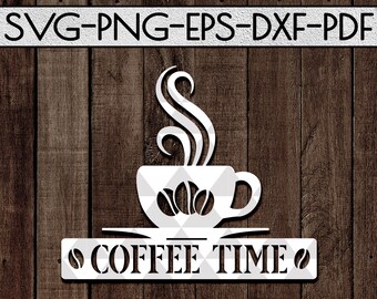 Download Coffee Time Svg Etsy