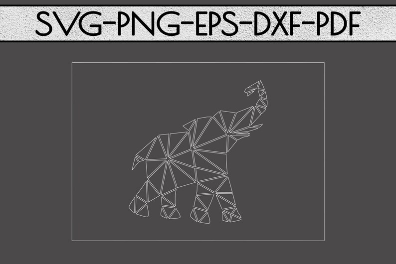 Free Free 344 Geometric Elephant Svg SVG PNG EPS DXF File