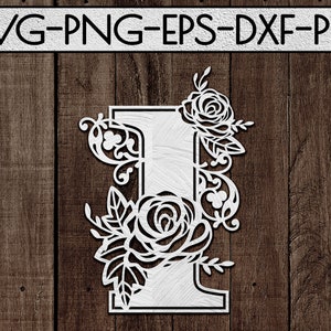 floral police i modèle de coupe de papier, coupe laser, idées de cadeau de jour de mariage, svg de mariage, carte, imprimable, silhouette de cercle, cricut, dxf, eps, png