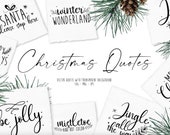Modern Christmas SVG quote set, Christmas SVG, Christmas Cricut SVG file, Modern Christmas digital files, Cricut, Christmas, Holiday