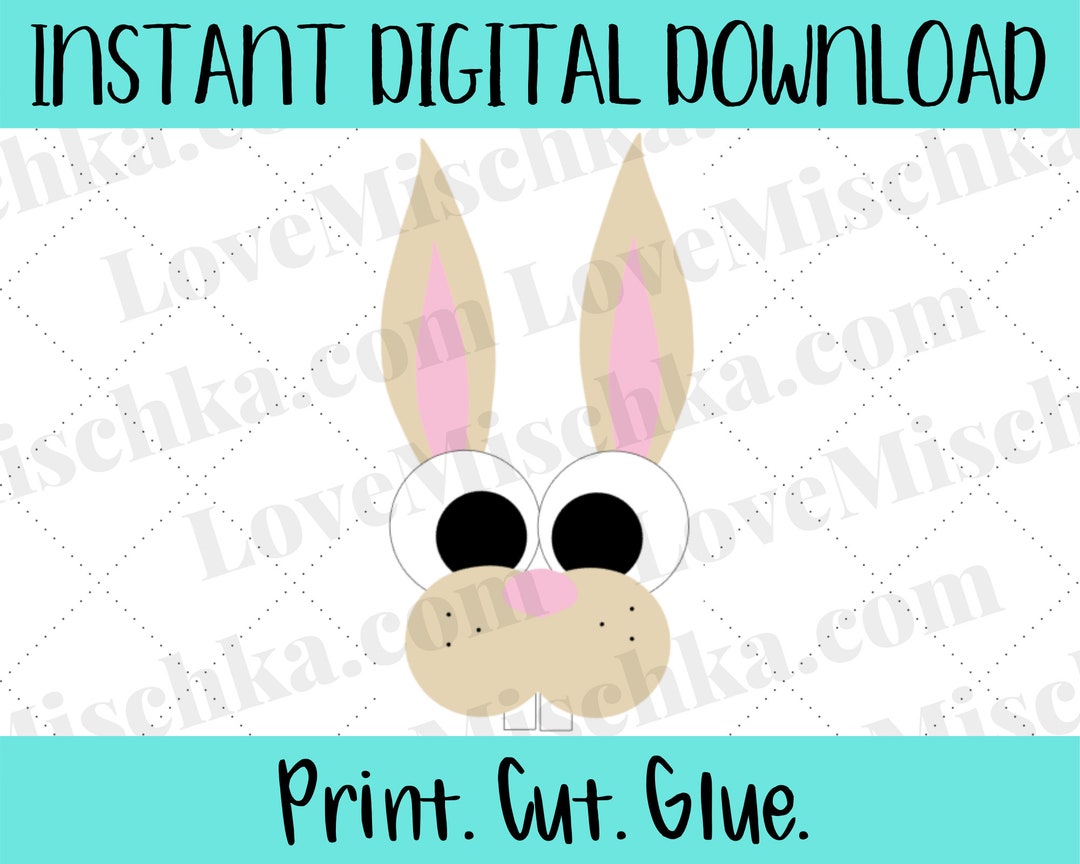 Rabbit Party Favor Gift Bags / Goodie Bag / Printable / Instant ...