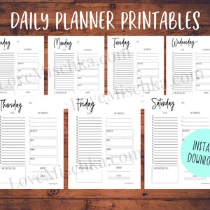 2021 Printable Planner Bundle | Daily Planner | Productivity Planner ...
