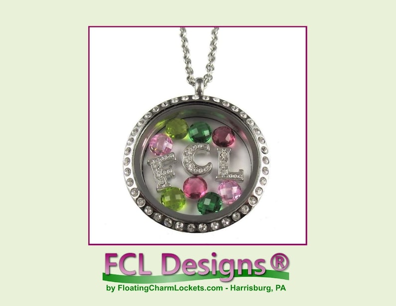 Baby Girl Theme Floating Charm Locket or Floating Charm Combination by FCL Designs\u00ae