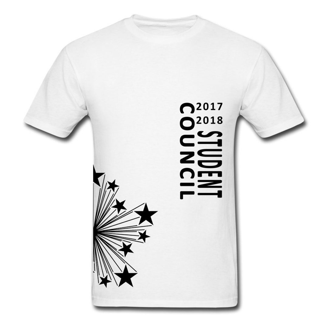 Student Council Shirt CUSTOM IRONON Tshirt Etsy