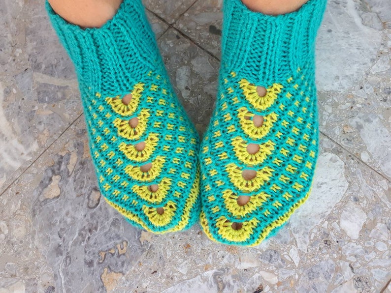 Knitted socks women Hand knitted socks Knitted socks handmade Socks wool