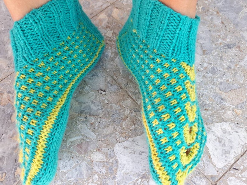 Knitted socks women Hand knitted socks Knitted socks handmade Socks wool