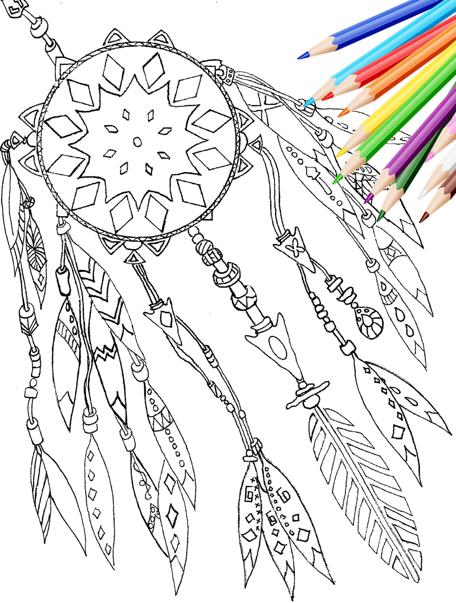 Adult Coloring Page Printable Instant Digital Download - Etsy
