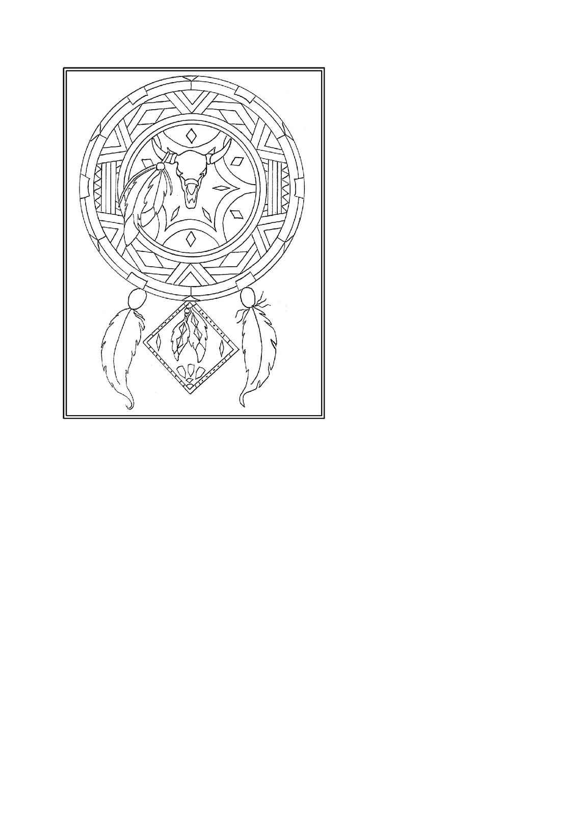 Printable Digital Download Native American Mandala Adult - Etsy