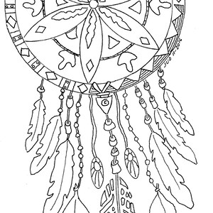 Printable Digital Download Native American Mandala Adult - Etsy