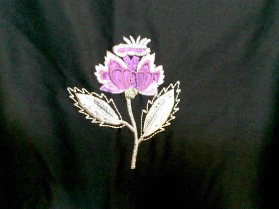 Vintage Embroidered Silk Jacket Size 3X - image 8