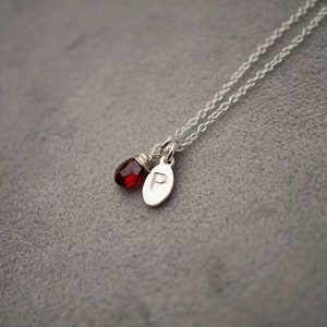 Red January Birthstone Garnet Gemstone Gold Jewelry Garnet Crown Diamond Heart Pendant in White Yellow Rose Gold Garnet Gemstone Necklaces