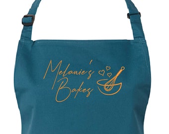 Personalised Embroidered Apron Ladies Apron / Baking Apron / kitchen Apron / Mother's Day Gift/ Birthday Gift  by Inspired Creative Design