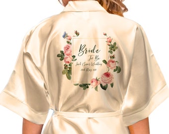 flower girl dressing gown uk