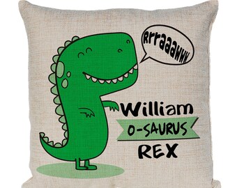 T rex pillow | Etsy A cute dinosaur pillow a T Rex to be