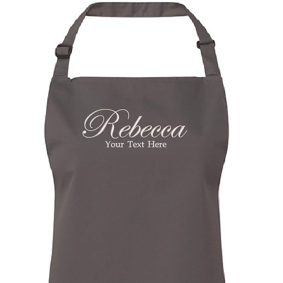 Personalised Embroidered Apron Unisex Apron / Baking Apron / kitchen Apron / Mother's Day Gift/ Birthday Gift  by Inspired Creative Design