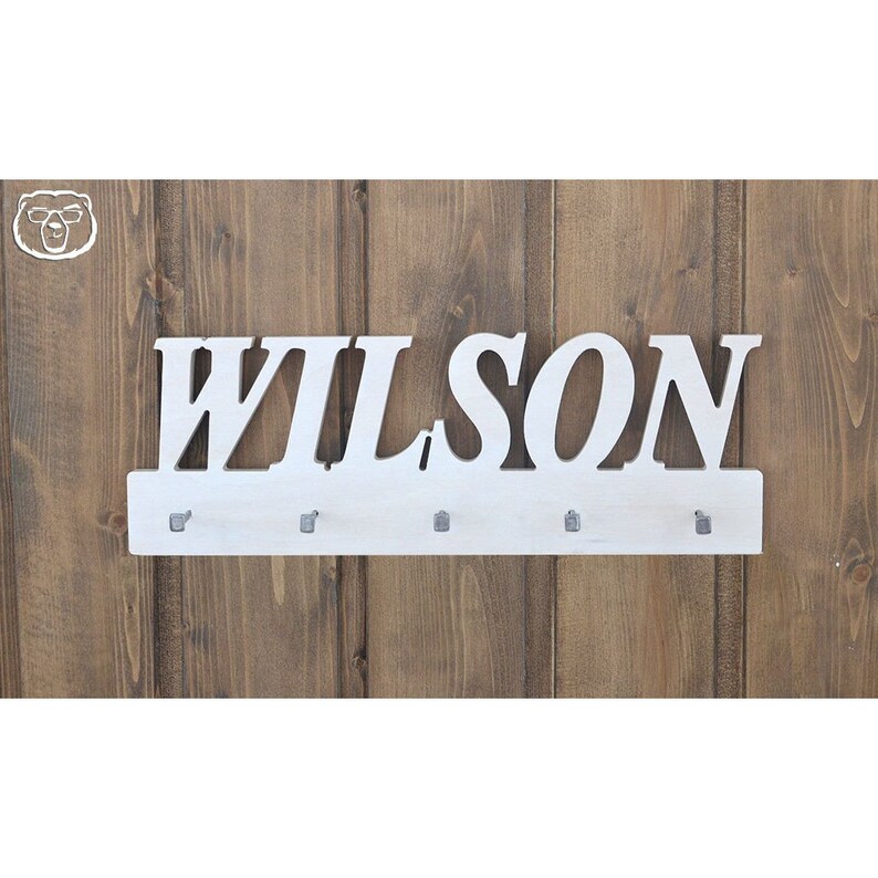 Personalized Key Holder Home Key Hanger Entryway Decor Etsy