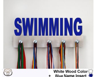 Swimming Medal Holder, Swimming Medal Display,Sport Gift,Swimming Gift,Swim,Swimming Medal Rack, Swimmer Medal Holder, Medal Hanger