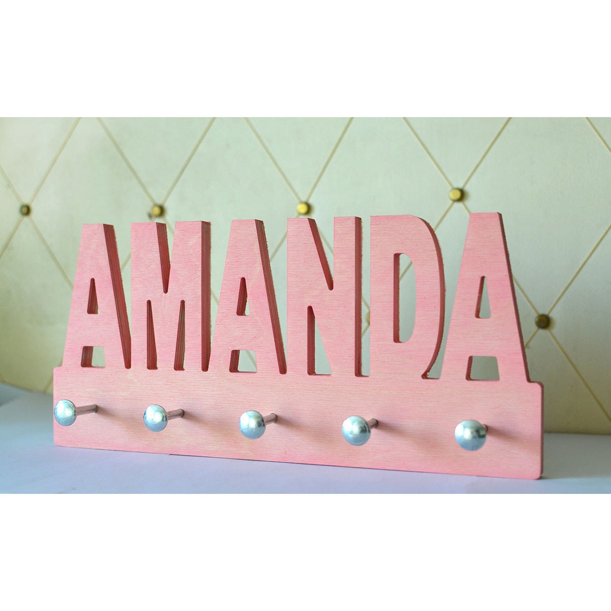 Personalized Girl Name Medal Holder Custom Name Medal Holder Etsy