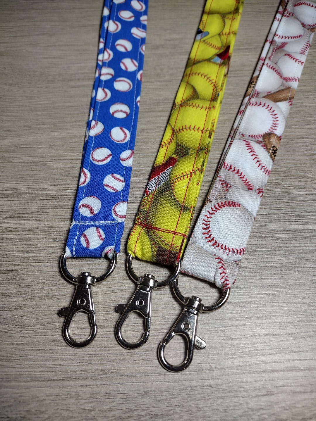 Baseball Lanyards Softball Lanyards ID Badge Lanyard Team Gift Etsy