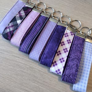 Color Collection Wristlets - Shades of Purple Series Key Chain