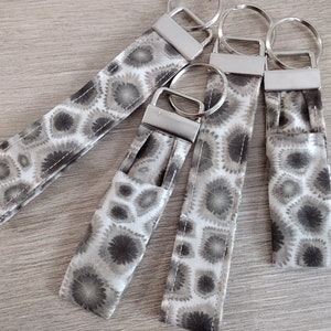 Petoskey Stone Key Fob Wristlet - Michigan Souvenir