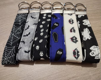 Scary Halloween Key Fobs Spooky Key Chains Horror Movie Wristlets - Series 2