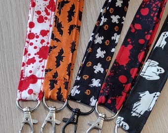 Horror Theme Lanyards - Spooky Halloween ID Badge Holders - Multiple Choices - Classic Halloween