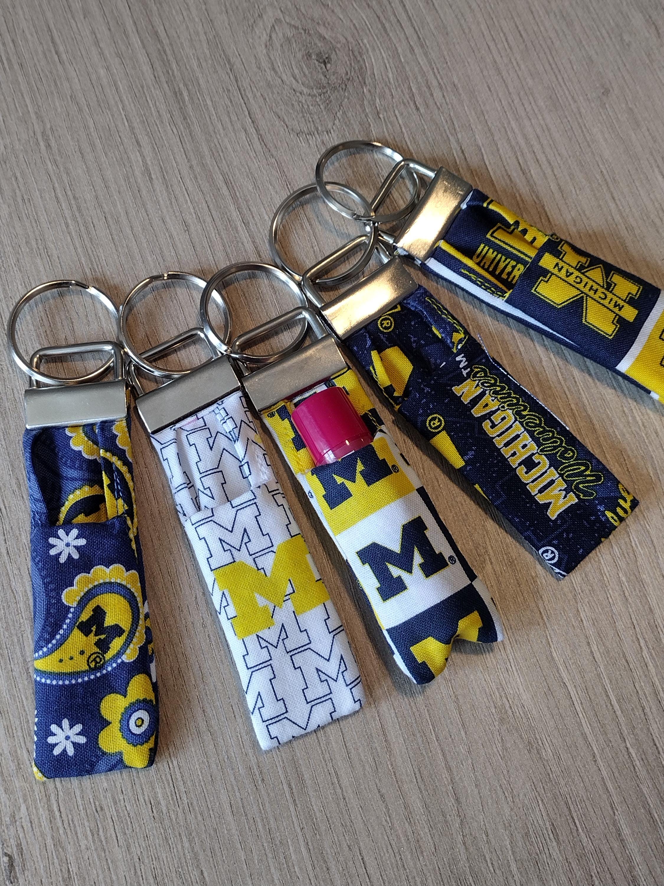 NCAA Michigan Wolverines Heavyweight Keychain – Officially Licensed Team Keyring - View #3