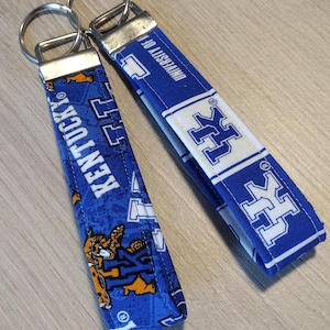 University of Kentucky key fob - UK key chain - Wildcats Wristlet