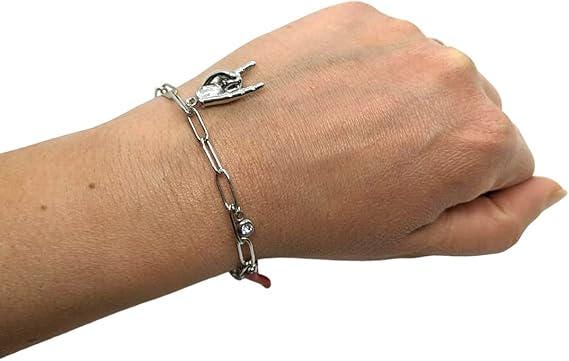 Orecchini Donna in Argento 925% con Cornetto Portafortuna